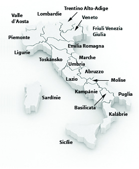 Mapa Talianska